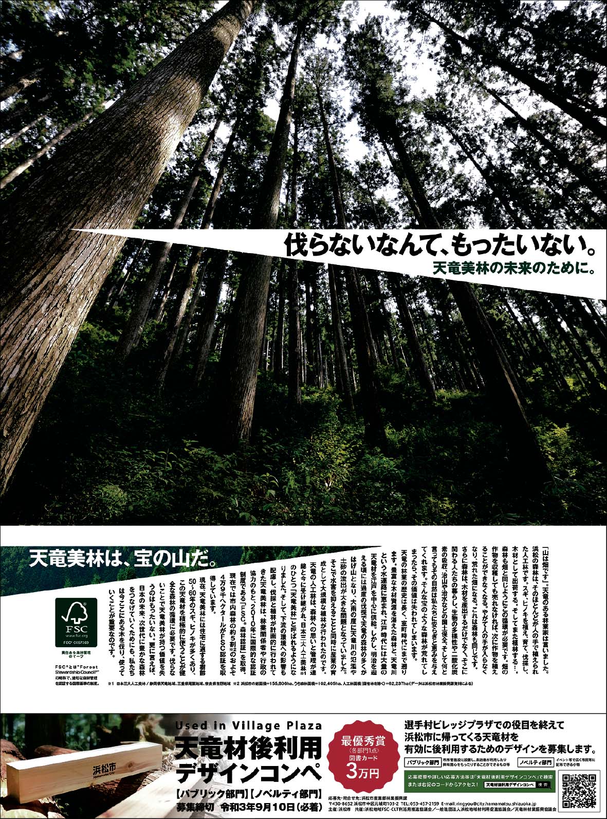 伐らないなんて、もったいない。